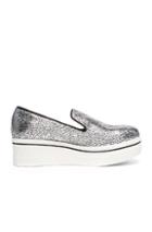 Stella Mccartney Binx Platform Shoes In Metallics