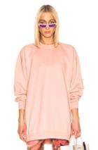 Acne Studios Wora Sweatshirt In Pink