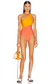 Sebastien Surie Swimsuit In Orange,yellow