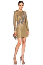 Emilio Pucci Sequin Mini Dress In Metallics