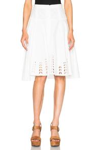 Tanya Taylor Harlow Skirt In White