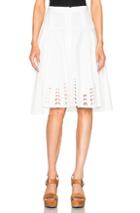 Tanya Taylor Harlow Skirt In White