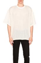 Fear Of God Mesh Oversized Tee In Neutrals