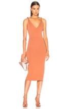 Dion Lee Twist Shoulder Dress In Neutrals,orange