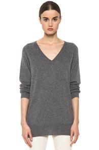 Equipment Aspen V Neck In Gray
