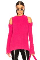 Tre Zip Off Sweater In Pink