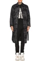 1017 Alyx 9sm Mackintosh Formal Coat In Camo,black,gray