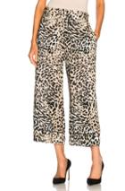 Smythe Palazzo Pant In Animal Print,neutrals