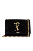 Saint Laurent Small Monogramme Kate Bag In Black