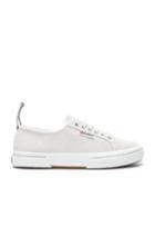 Alexachung X Superga Low Top Suede Sneaker In White