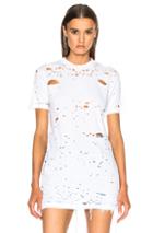 Icons Destroyed Vintage Tee In White