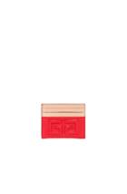 Givenchy Emblem Card Case In Red