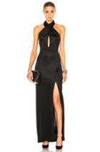 Galvan Flyover Dress In Black