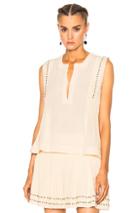 Isabel Marant Etoile Adonis Something Ethnic Top In Neutrals