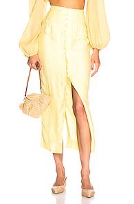Cult Gaia Hera Skirt In Yellow