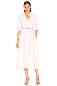 Jil Sander Collared Dress In Pink