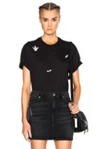 Sandrine Rose Vintage Crew Tee In Black
