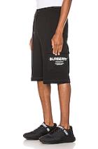 Burberry Ailford Track Shorts In Black