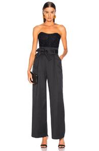Marissa Webb Frances Wool & Lace Jumper In Black