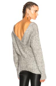 Marissa Webb Eliza Sweater In Gray