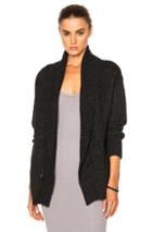Enza Costa Cocoon Cardigan In Gray