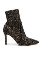 Gianvito Rossi Boucle Knit Katie Ankle Booties In Black