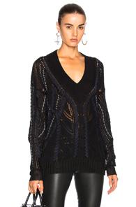 Rag & Bone Lucie Sweater In Black,blue