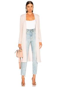 Sablyn Jane Cashmere Tie Sweater In Neutral,white