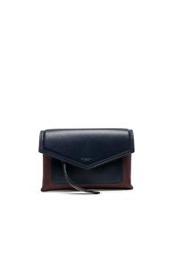 Givenchy Tri Color Duetto Crossbody Flap Bag In Blue,red