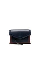 Givenchy Tri Color Duetto Crossbody Flap Bag In Blue,red