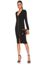 Roland Mouret Aculops Crepe Dress In Black