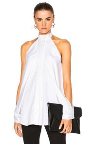 Dion Lee Shirting Sleeve Release Top In White