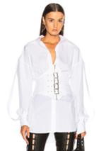 Faith Connexion Sita Poplin Shirt In White