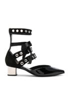 Self-portrait X Robert Clergerie Patent Leather Susao Heels In Black