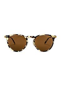 Garrett Leight Ocean 46 In Brown