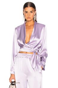Nanushka Salome Top In Purple