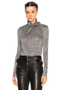 Isabel Marant Lurex Knit Sweater In Metallics