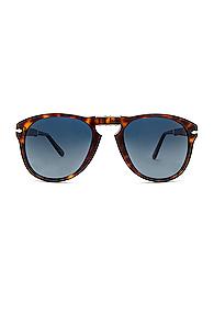 Persol Po0714 In Brown,blue
