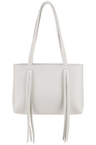 Mansur Gavriel Mini Fringe Bag In White