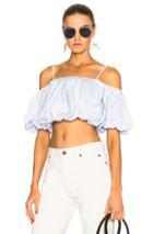 3.1 Phillip Lim Off Shoulder Top In Blue