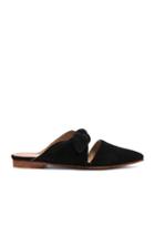 Ulla Johnson Suede Lilo Babouche Mules In Black