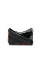 Loewe Tartan Xl Puzzle Bag In Black