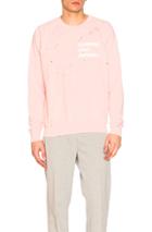 Satisfy Cult Moth Eaten Sweatshirt In Pink