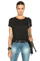 Iro Clay Destroyed Tee In Black