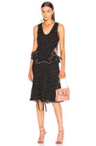 Sandy Liang Guava Dress In Abstract,black