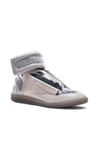 Maison Margiela Future High Top Sneakers In Gray