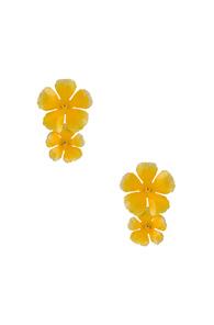 Jennifer Behr Faye Earrings In Yellow