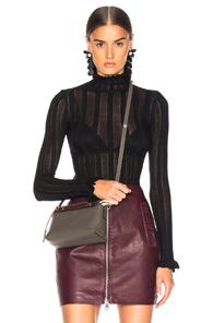 Cinq A Sept Rib Eliana Top In Black