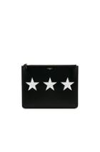 Givenchy Large Stars Pouch In Black
