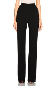 David Koma High Waist Trousers In Black